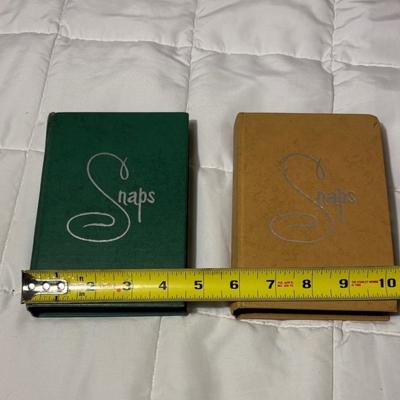 Vintage Green and Tan Snaps Photo Albums - Picture 2 of 8